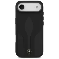   Mercedes Leather The Move Apple iPhone Air (2025) MagSafe hátlap tok, fekete