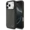 Mercedes Leather Large Laurel Leave Apple iPhone 17 Pro Max MagSafe hátlap tok, antracit szürke