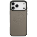 Mercedes Leather Vintage Logo Apple iPhone 17 Pro Max MagSafe hátlap tok, bézs