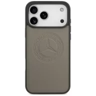   Mercedes Leather Vintage Logo Apple iPhone 17 Pro MagSafe hátlap tok, bézs