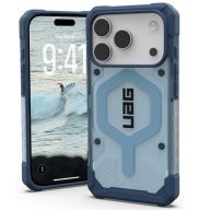   UAG Pathfinder Apple iPhone 17 Pro Max Clear MagSafe tok csuklópánttal, Blues Lanyard