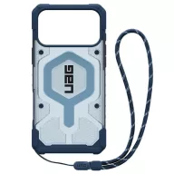   UAG Pathfinder Apple iPhone 17 Pro Max Clear MagSafe tok csuklópánttal, Blues Lanyard