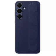   Samsung Galaxy S25 FE Standing Grip gyári hátlap tok, sötétkék