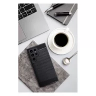 Carbon Samsung Galaxy S25 FE szilikon tok, fekete