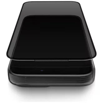   Uniq Optix privacy Apple iPhone 17 tempered glass kijelzővédő üvegfólia felhelyező kerettel, privacy