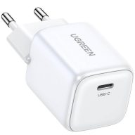  Ugreen Nexode CD318 USB-C hálózati töltő, PD3.0, QC4.0, GaN, 20W, fehér