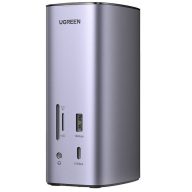   Ugreen Revodok Pro CM555 USB-C multifunkcionális dokkoló állomás USB-C kábellel, szürke