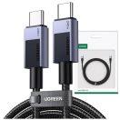 Ugreen L513 USB-C-USB-C töltő- és adatkábel, PD, 2m, fekete