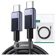   Ugreen L513 USB-C-USB-C töltő- és adatkábel, PD, 2m, fekete
