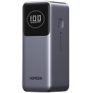 Ugreen PB724 Powerbank / külső akkumulátor LED kijelzővel, USB-A-USB-C, 12000mAh, 100W, QC+PD, szürke
