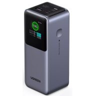   Ugreen PB722 Powerbank / külső akkumulátor, USB-A-2xUSB-C, 25000mAh, 200W, QC+PD, szürke