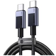   Ugreen L513 USB-C-USB-C töltő- és adatkábel, fonott, 5A, 240W, 1m, szürke