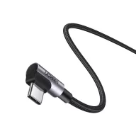   Ugreen US335 USB-C-USB-C töltő- és adatkábel, fonott, 5A, 100W, 2m, fekete