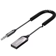   Ugreen CM309 Bluetooth 5.3 audio vevő jack csatlakozóval, fekete