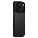 Pitaka Ultra-Slim MagSafe Apple iPhone 17 Pro Max hátlap tok, fekete-szürke