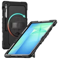   Tech-Protect Solid Samsung Galaxy Tab S10 FE+ tablet tok kitámasztóval, fekete