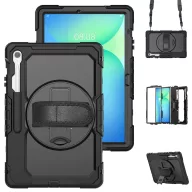   Tech-Protect Solid Samsung Galaxy Tab S10 FE+ tablet tok kitámasztóval, fekete