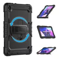   Tech-Protect Solid Samsung Galaxy Tab S10 FE+ tablet tok kitámasztóval, fekete