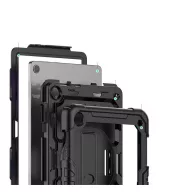   Tech-Protect Solid Samsung Galaxy Tab S10 FE+ tablet tok kitámasztóval, fekete