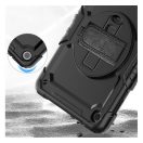 Tech-Protect Solid Samsung Galaxy Tab S10 FE+ tablet tok kitámasztóval, fekete