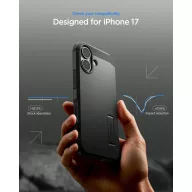   Spigen Tough Armor T MagFit Apple iPhone 17 tok, MagSafe, fekete