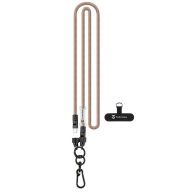   Tactical Wire Snake 2in1 USB-C-USB-C töltő-és adatkábel / univerzális vállpánt, 1,2m, barna