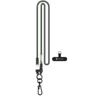   Tactical Wire Snake 2in1 USB-C-USB-C töltő-és adatkábel / univerzális vállpánt, 1,2m, zöld