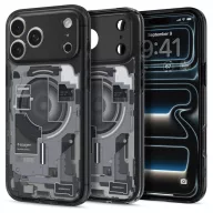   Spigen Ultra Hybrid MagFit Apple iPhone 17 Pro Max tok, MagSafe, Zero One, fekete