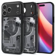   Spigen Ultra Hybrid MagFit Apple iPhone 17 Pro tok, MagSafe, Zero One, fekete