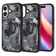   Spigen Ultra Hybrid MagFit Apple iPhone 17 tok, MagSafe, Zero One, fekete