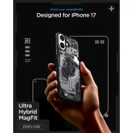   Spigen Ultra Hybrid MagFit Apple iPhone 17 tok, MagSafe, Zero One, fekete
