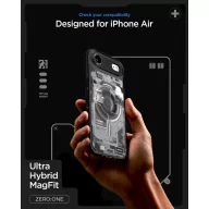  Spigen Ultra Hybrid MagFit Apple iPhone Air (2025) tok, MagSafe, Zero One, fekete