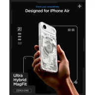  Spigen Ultra Hybrid MagFit Apple iPhone 17 tok, MagSafe, Zero One, Natural Titanium
