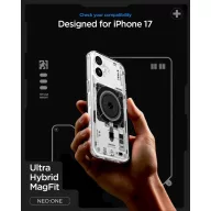   Spigen Ultra Hybrid MagFit Apple iPhone 17 tok, MagSafe, Neo One, átlátszó