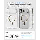 Spigen Ultra Hybrid MagFit Apple iPhone 17 Pro tok, MagSafe, Clear Gold, átlátszó-arany