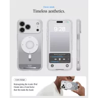   Spigen Ultra Hybrid MagFit Apple iPhone 17 Pro tok, MagSafe, Classic Silver, ezüst