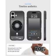   Spigen Ultra Hybrid MagFit Apple iPhone 17 tok, MagSafe, Classic Black, fekete