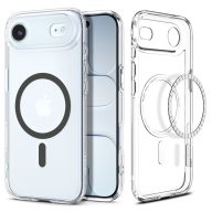   Spigen Ultra Hybrid MagFit Apple iPhone Air (2025) tok, MagSafe, Graphite, átlátszó-szürke