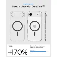   Spigen Ultra Hybrid MagFit Apple iPhone Air (2025) tok, MagSafe, Graphite, átlátszó-szürke