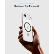   Spigen Ultra Hybrid MagFit Apple iPhone Air (2025) tok, MagSafe, Graphite, átlátszó-szürke