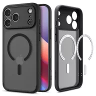   Spigen Ultra Hybrid MagFit Apple iPhone 17 Pro tok, MagSafe, Frost Black, fekete