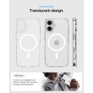 Spigen Ultra Hybrid MagFit Apple iPhone 17 tok, MagSafe, Frost White, átlátszó-fehér