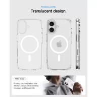   Spigen Ultra Hybrid MagFit Apple iPhone 17 tok, MagSafe, Frost White, átlátszó-fehér