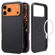   Spigen Silicone Fit Magfit Apple iPhone 17 Pro Max tok, MagSafe, Black, fekete