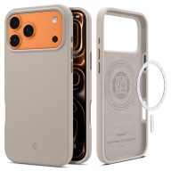   Spigen Silicone Fit Magfit Apple iPhone 17 Pro tok, MagSafe, Stone, szürke