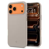   Spigen Silicone Fit Magfit Apple iPhone 17 Pro tok, MagSafe, Stone, szürke
