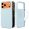 Spigen Silicone Fit Magfit Apple iPhone 17 Pro Max tok, MagSafe, Mute Blue, kék