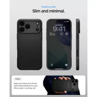   Spigen Thin fit Magfit Apple iPhone 17 Pro tok, MagSafe, Black, fekete