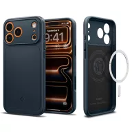   Spigen Thin fit Magfit Apple iPhone 17 Pro Max tok, MagSafe, Metal Slate, kék