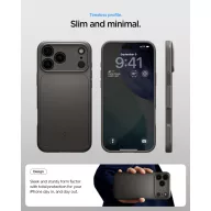   Spigen Thin fit Magfit Apple iPhone 17 Pro Max tok, MagSafe, Gunmetal, szürke